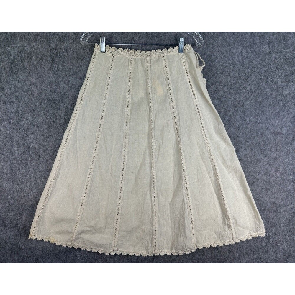 Vtg Ethnique Lindo Cotton Skirt Cottagecore Boho Hippie Size Small